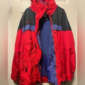 Columbia Sportswear red winter jacket women’s size L